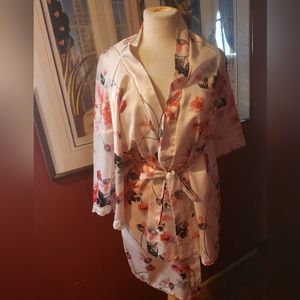 Silk robe